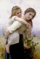 Bouguereau, William-Adolphe - Fardeau Agreable , Not too Much to Carry